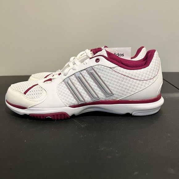adidas Shoes - NWT Adidas Core 50 Womens Training Sneakers White Purple Size 8 Lace Up